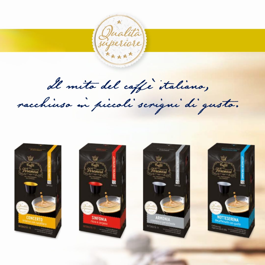 Caffè Veronesi Capsule - Espresso Rosso